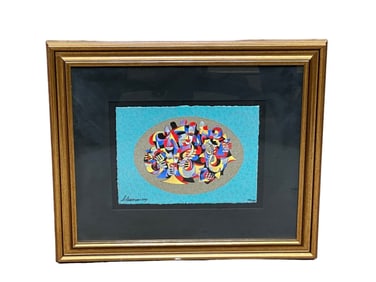 Anatole Krasnyansky Serigraph on Canvas "Heavenly Music Session 2001" S/N