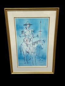 Lazlo Dus "Don Quixote" Artist Proof Lithograph