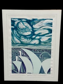 Risaburo Kimura "Sydney" Serigraph in Colors