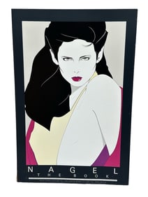 Patrick Nagel Poster The Book Published by Alfred Van der March Editions