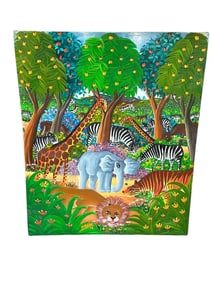 Mario Montilus (Haiti 1961-) Oil on Canvas