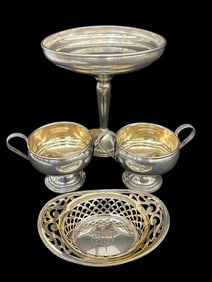 (4) Pieces of Sterling Silver; Webster, Arrowsmith