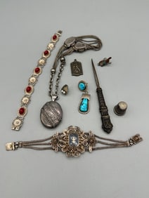Group of Sterling Silver Jewelry