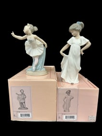 (2) NAO by Lladro Figurines in Original Boxes