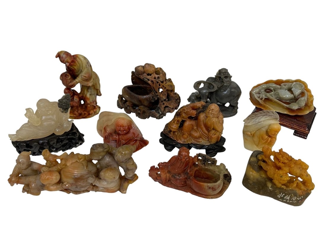 Group of Soapstone Figurines (1 of 9)
