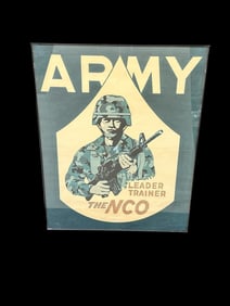 1970's Army Poster Leader and Trainer.