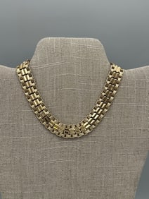 Sarah Coventry Chunky Goldtone Choker