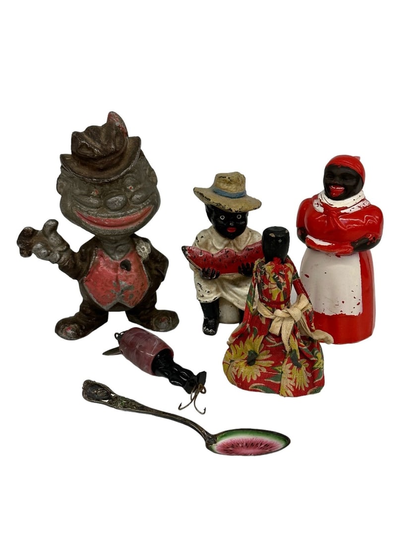 Black Americana Group Cast Iron and Plastic (1 of 9)