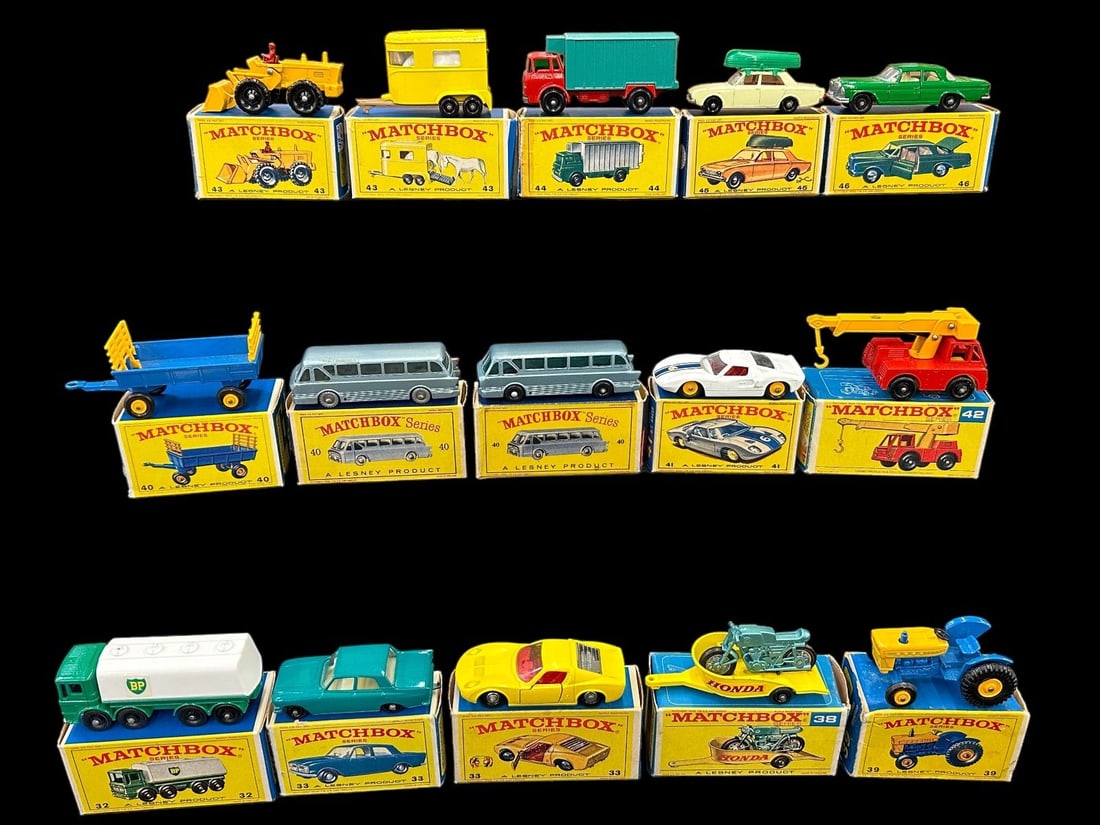 (15) Lesney Matchbox Cars in Original Boxes MINT (1 of 16)