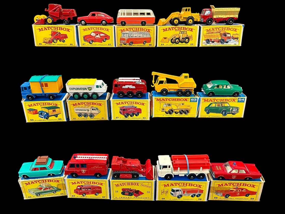 (15) Lesney Matchbox Cars in Original Boxes MINT (1 of 16)