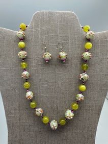 Donna Dressler Sterling Necklace and Earrings