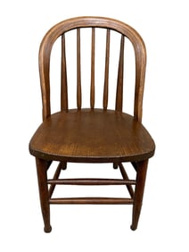 Circa 1890's Painesville Train Depot "Callers" Chair