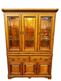 Richardson Brothers Company Oak China Cabinet