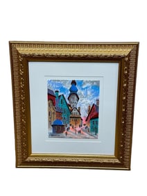 Anatole Krasnyansky Serigraph on Paper "Tallin Street" S/N