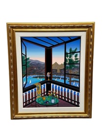 Francois Fanch Ledan Serigraph "Egyptian Atmosphere" S/N