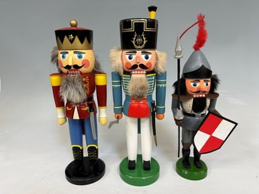 (3) Erzgebirge Guard Nutcrackers