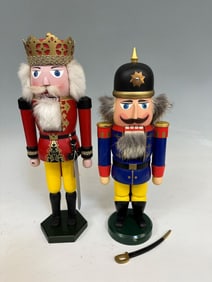 (2) Erzegebirge Nutcracker King and Nutcracker Guard