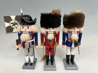 (3) E.M. Merck Guard Nutcrackers