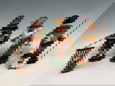 (3) Steinbach Smokers Birdman Bee Keeper & Shepard