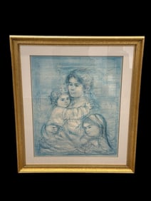 Edna Hibel S/N Lithograph