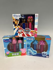 (3) Paw Patrol Peppa Pig and Blue's Clues & You Pez Collector Sets