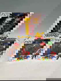 (3) Pokemon and Super Mario Pez Collector Sets