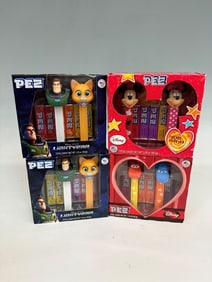 (4) Disney Pez Collector Sets