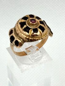 10k Yellow Gold Unmarked Georgian Period Ring