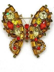 Delizza and Elster Juliana Butterfly Brooch