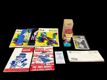 Group of Cleveland Crusaders Hockey Ephemera and Memorabilia