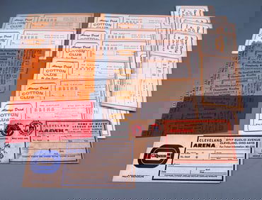 Vintage The Cleveland Arena Tickets and Ephemera