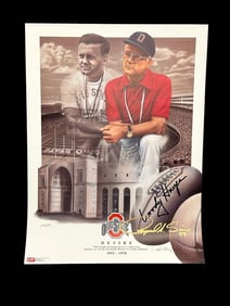 Desire Ohio State University Football Poster Signed by Woody Hayes