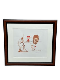 Living Legends "Stan Musial and Charlie Brown" Signed Print