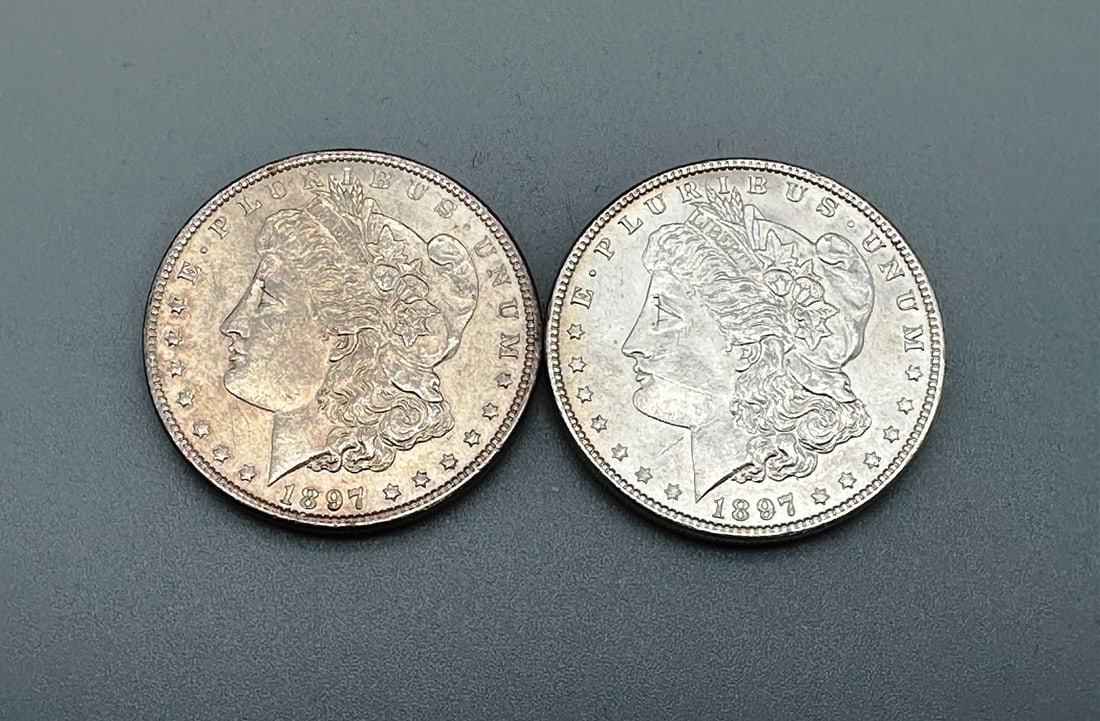 (2) 1897-P Morgan Silver Dollars (1 of 2)