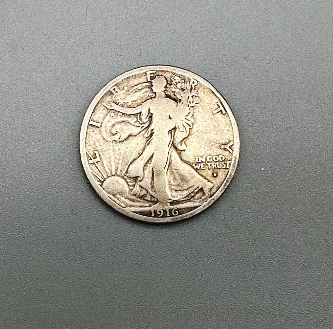 1916-D Walking Liberty Half Dollar (1 of 2)