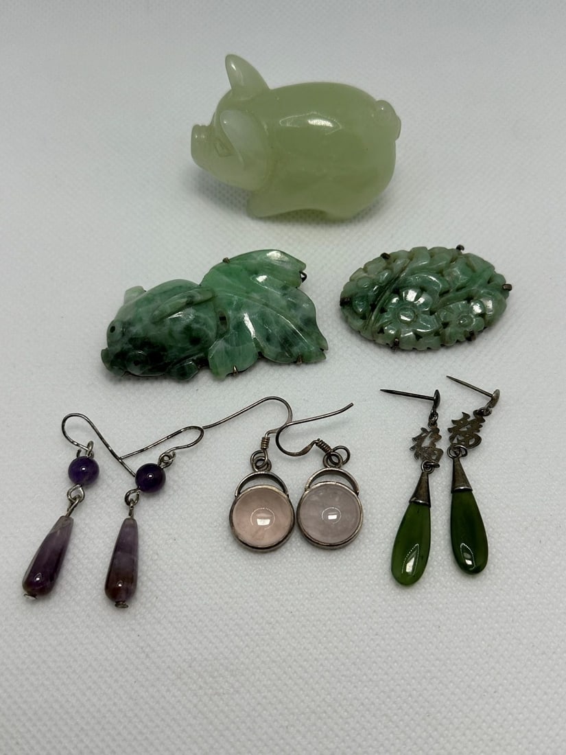 Sterling Silver Jade Jewelry (1 of 7)