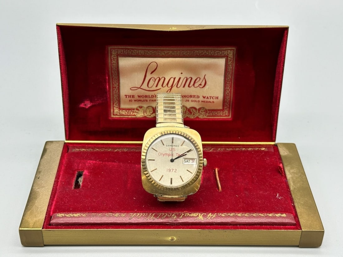 Longines Gold Filled Official Olympic Watch of Alan Ruben (1 of 3)