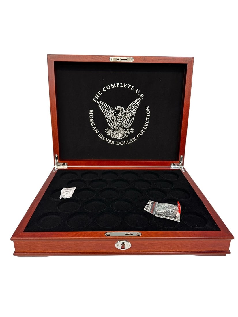 The Complete US Morgan Silver Dollar Collection Display Box (1 of 4)