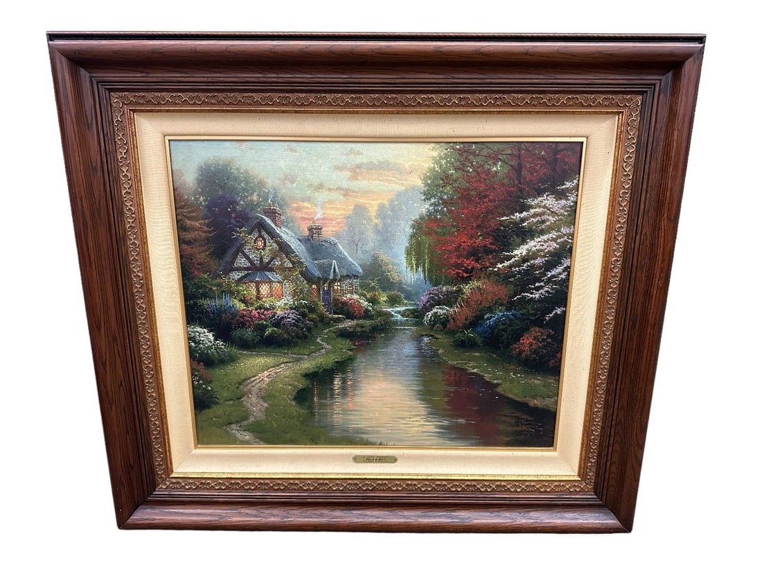 Thomas Kinkade "A Quiet Evening" Signed Lithograph (1 of 5)
