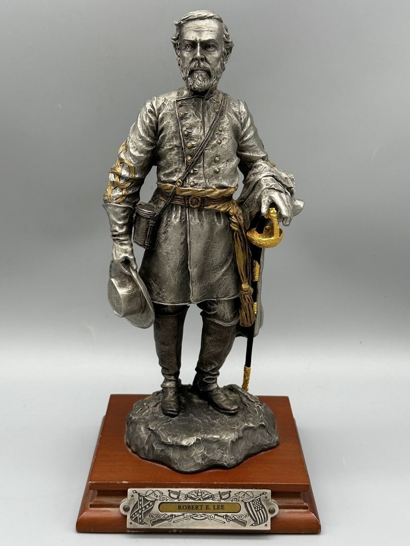 Chilmark Pewter Figurine COA With OB; Robert E. Lee (1 of 5)