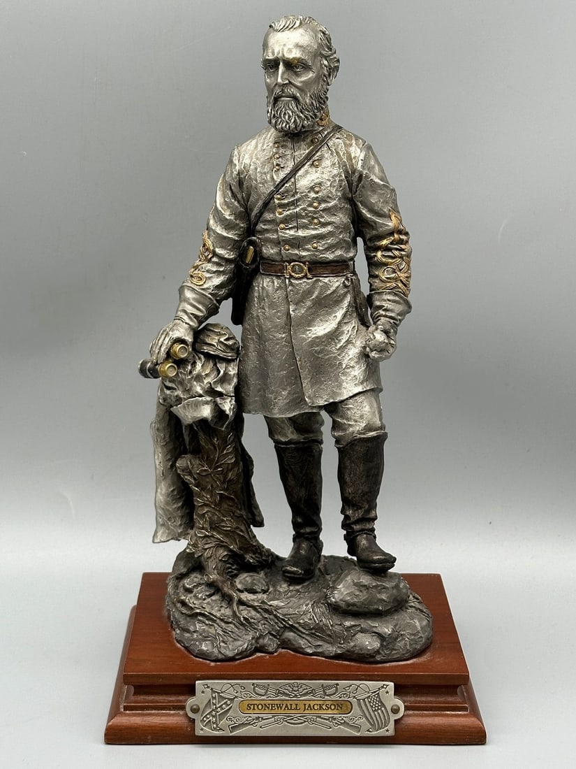 Chilmark Pewter Figurine COA With OB; Stonewall Jackson (1 of 6)