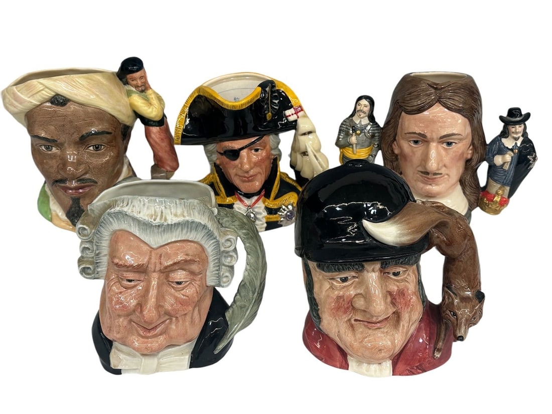 (5) Royal Doulton Large Character Mugs (1 of 4)