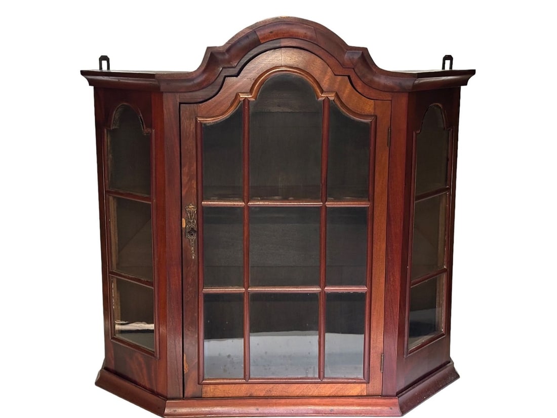 1800's Early Hanging Wall Cabinet (1 of 8)