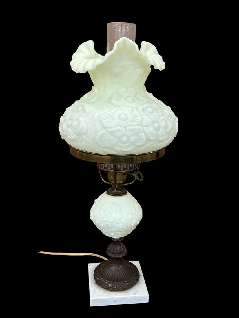 Fenton Custard Poppy Table Lamp (1 of 1)