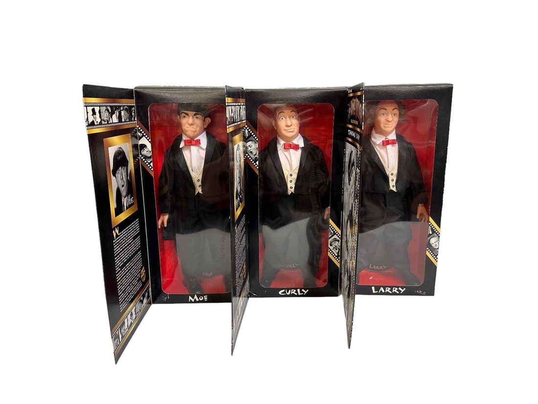 (3) Three Stooges Dolls in Original Boxes (1 of 6)