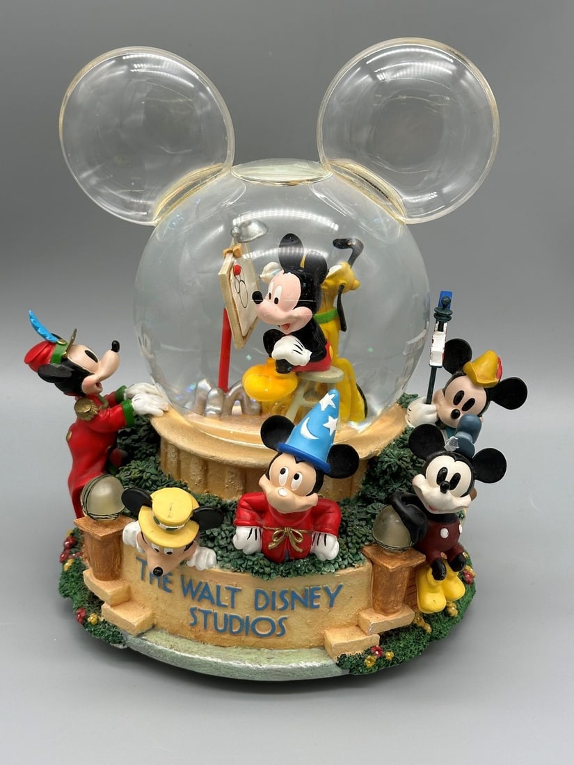 Walt Disney Studios Mickey Mouse Club March Globe Music Box (1 of 4)