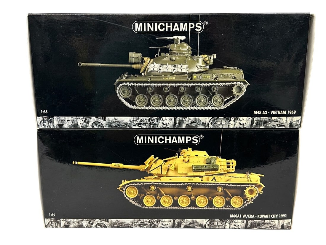 (2) Mini Champs War Tanks in Original Boxes (1 of 3)