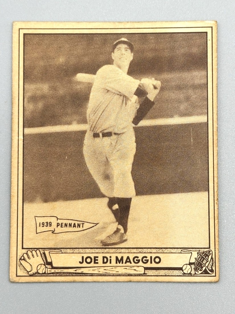 1940 Playball #1 Joe DiMaggio Baseball Card (1 of 6)