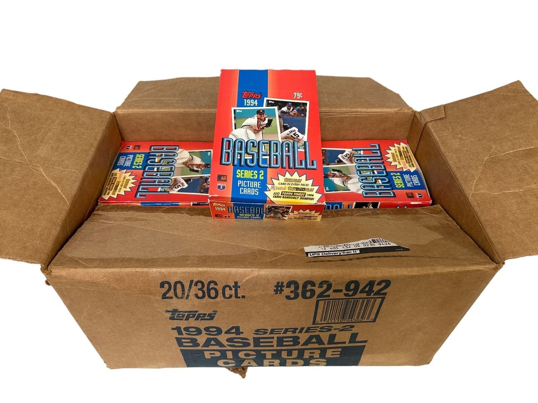 (16) 1994 Series 2 Baseball Picture Card Wax Pack Boxes (1 of 3)