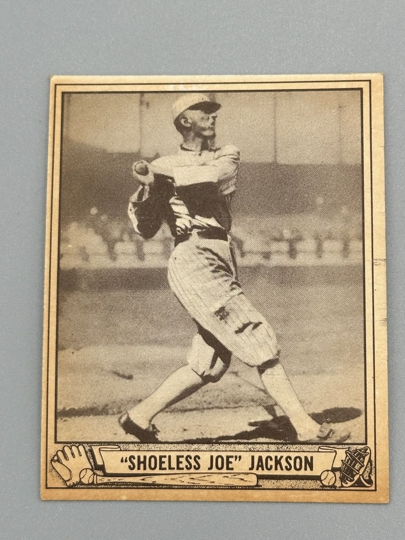 1940 Playball #225 Shoeless Joe Jackson Baseball Card (1 of 6)